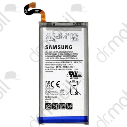 Akkumulátor Samsung Galaxy S8 (SM-G950) 3000mAh Li-iON EB-BG950ABE / EB-BG950ABA  (FG)